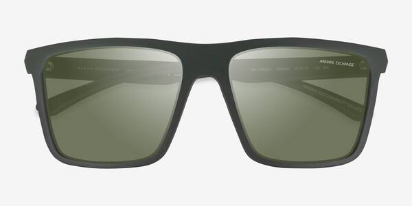 Matte Green Gradient Armani Exchange AX4162SU -  Alternative-materials Sunglasses