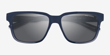 Shiny Navy Blue Armani Exchange AX4026S -  Écoresponsables Lunettes de soleil