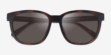 Matte Dark Tortoise Coach HC8442U CCA00 -  Eco Friendly Sunglasses