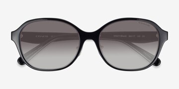 Noir Coach HC8445D CBY85 -  Écoresponsables Lunettes de soleil