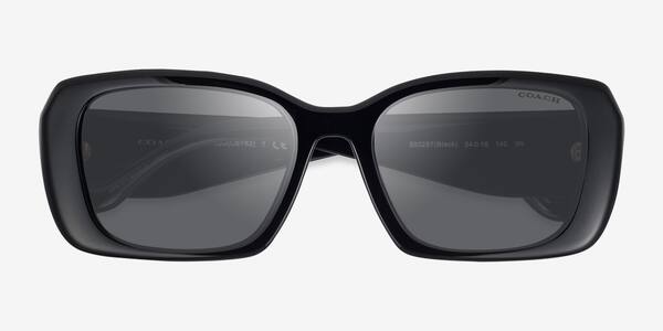 Black Coach HC8435U CBY82 -  Eco-friendly Sunglasses