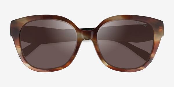 Striated Bark Moss Coach HC8438U CBY94 -  Acetate Sunglasses