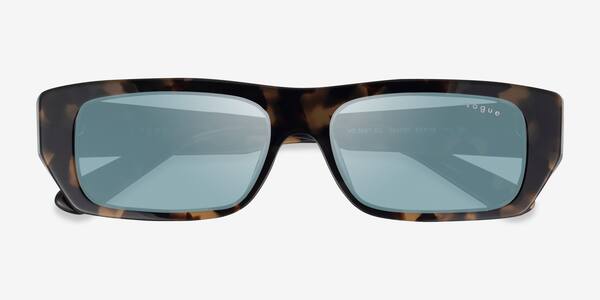Beige Tortoise Vogue Eyewear VO5657SU -  Acetate Sunglasses
