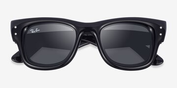 Black With Strass Ray-Ban RB4940B Wayfarer Puffer -  Plastic Sunglasses