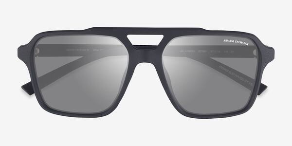 Matte Black Armani Exchange AX4166SU -  Plastic Sunglasses