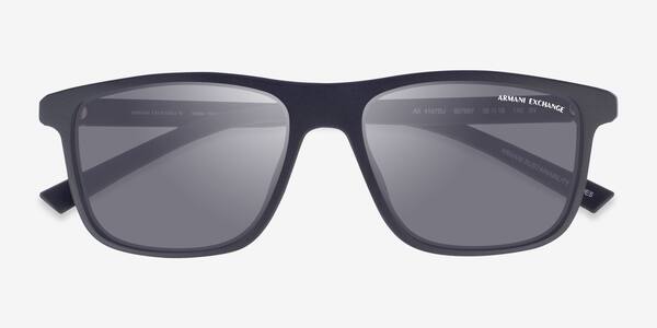 Matte Black Armani Exchange AX4167SU -  Plastic Sunglasses