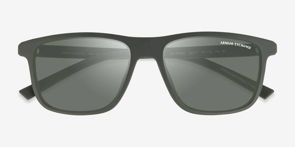 Matte Green Armani Exchange AX4167SU -  Plastic Sunglasses