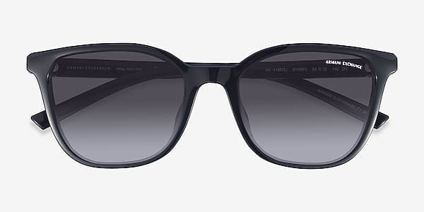 Shiny Black Armani Exchange AX4168SU - Plastic Sunglasses Shiny Black Armani Exchange AX4168SU - Plastic Sunglasses