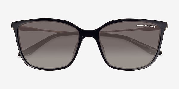 Shiny Black Armani Exchange AX4171SU - Metal Sunglasses Shiny Black Armani Exchange AX4171SU - Metal Sunglasses