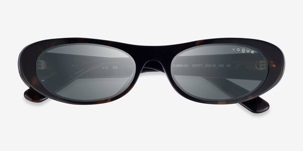 Milky Brown Tortoise Vogue Eyewear VO5695SU -  Acétate Lunettes de soleil