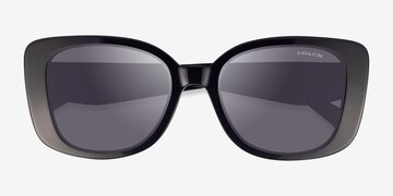 Black Coach HC8450U Cdp48 -  Acetate Sunglasses