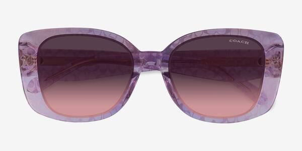 Transparent Iris Signature Coach HC8450U Cdp48 -  Acetate Sunglasses