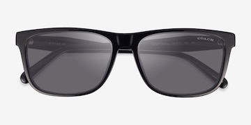 Black Coach HC8454U Cdp55 -  Acetate Sunglasses