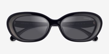 Black Coach HC8448U CDP35 -  Alternative Materials Sunglasses