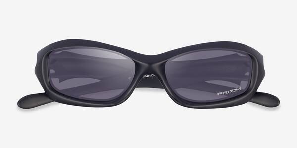 Matte Black Oakley Fatcat -  Plastic Sunglasses