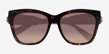 Dark Tortoise Michael Kors MK2182U Empire Square -  Acetate Sunglasses