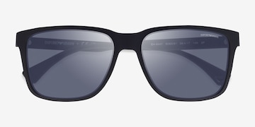 Rubber Black Emporio Armani EA4047 -  Plastic Sunglasses