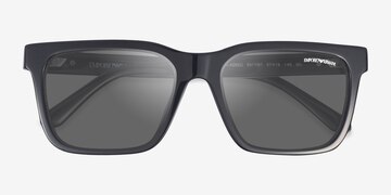 Shiny Black Emporio Armani EA4262U -  Acetate Sunglasses
