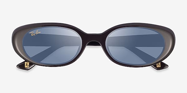 Full Dark Brown Ray-Ban RB4441D - Plastic Sunglasses Full Dark Brown Ray-Ban RB4441D - Plastic Sunglasses