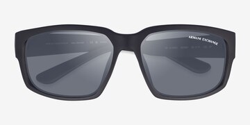 Matte Black Armani Exchange AX4142SU -  Plastic Sunglasses