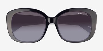 Black Coach HC8363U Ch564 -  Plastic Sunglasses