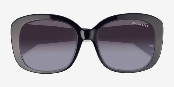 Black Coach HC8363U Ch564 -  Plastic Sunglasses