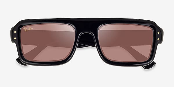 Polished Black Ray-Ban RB4954 - Plastic Sunglasses Polished Black Ray-Ban RB4954 - Plastic Sunglasses