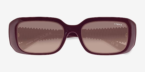 Full Purple Vogue Eyewear VO5565S - Plastic Sunglasses Full Purple Vogue Eyewear VO5565S - Plastic Sunglasses