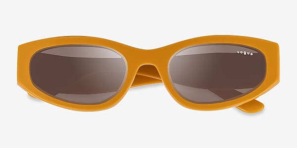 Full Ocher Vogue Eyewear VO5585S - Acetate Sunglasses Full Ocher Vogue Eyewear VO5585S - Acetate Sunglasses