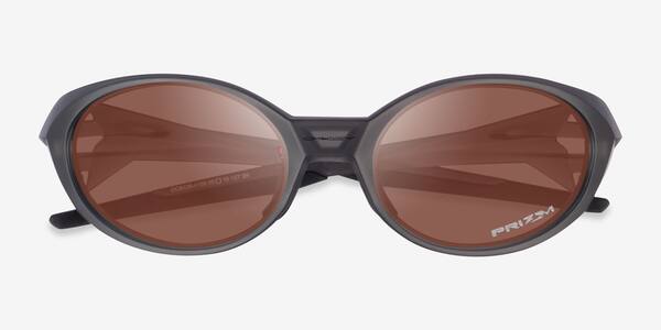 Matte Gray Smoke Oakley Eye Jacket -  Plastic Sunglasses