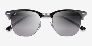 Black On Silver Ray-Ban RB3716 -  Acetate Sunglasses