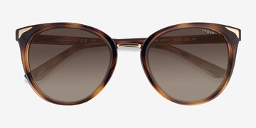 Dark Tortoise Vogue Eyewear VO5230S -  Metal Sunglasses