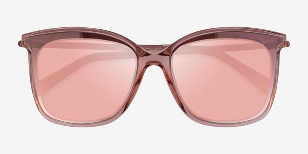 Pink Transparent Michael Kors MK2079U Zermatt -  Métal Lunettes de soleil