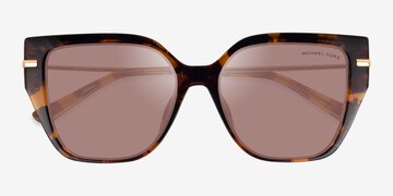 Dark Tortoise Michael Kors MK2231U St.Barths -  Plastic Sunglasses