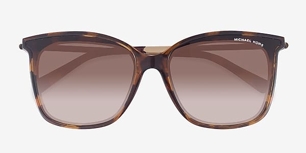 Dark Tortoise Michael Kors MK2079U Zermatt - Metal Sunglasses Dark Tortoise Michael Kors MK2079U Zermatt - Metal Sunglasses