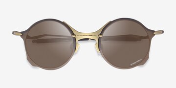 Matte Gold Oakley Tailend Ti -  Titanium Sunglasses