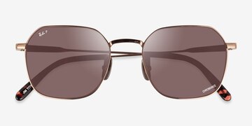 Light Brown Ray-Ban RB8094 Jim Titanium -  Titanium Sunglasses
