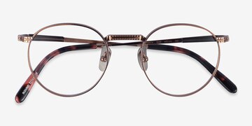 Rose Gold Ray-Ban RB8237V -  Titanium Eyeglasses