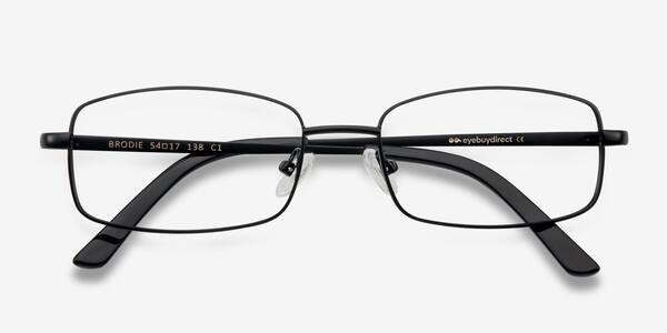 Noir Brodie -  Métal Lunettes de vue