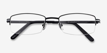 Black Brian -  Classic Metal Eyeglasses