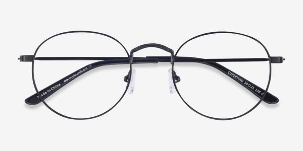 Noir Cupertino -  Métal Lunettes de vue