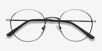 Gunmetal Motif -  Vintage Métal Lunettes de vue