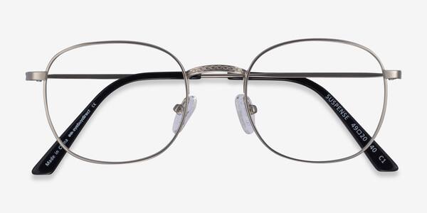 Silver Suspense -  Metal Eyeglasses