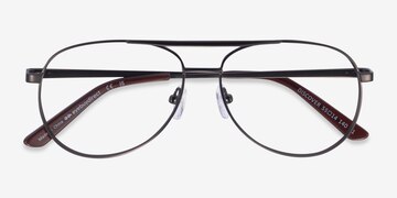 Gunmetal Discover -  Vintage Métal Lunettes de vue