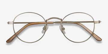 Argenté Cupertino -  Vintage Métal Lunettes de vue
