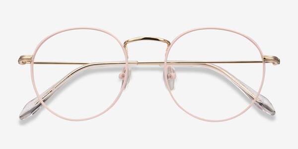 Matte Pink Wistful -  Metal Eyeglasses