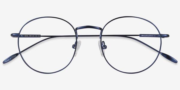 Navy Novel -  Metal Eyeglasses