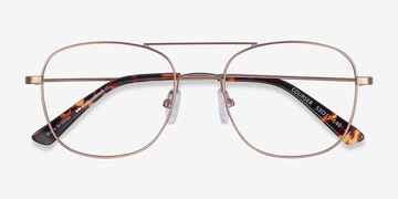 Rose Gold Courser -  Vintage Metal Eyeglasses
