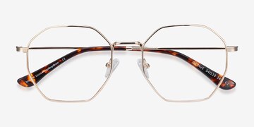 Golden Octave -  Vintage Metal Eyeglasses