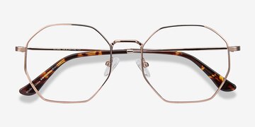 Rose Gold Octave -  Vintage Metal Eyeglasses